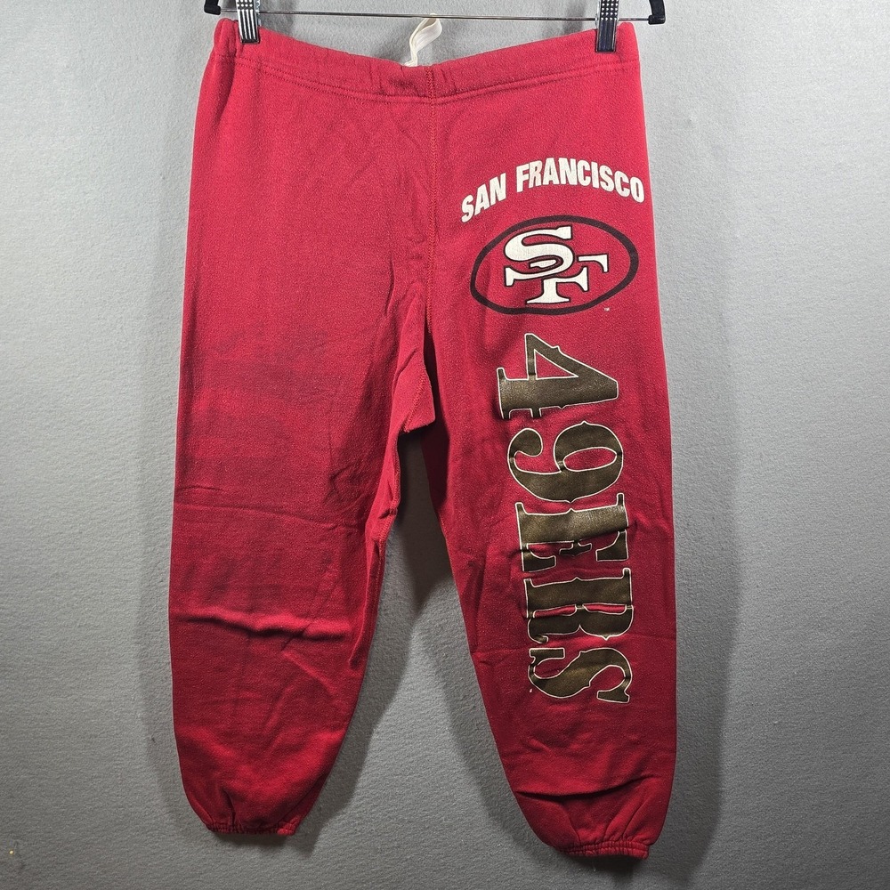 Vintage San‎ Francisco 49ers Pants Womens Large NFL Football Sweatpants USA 80s